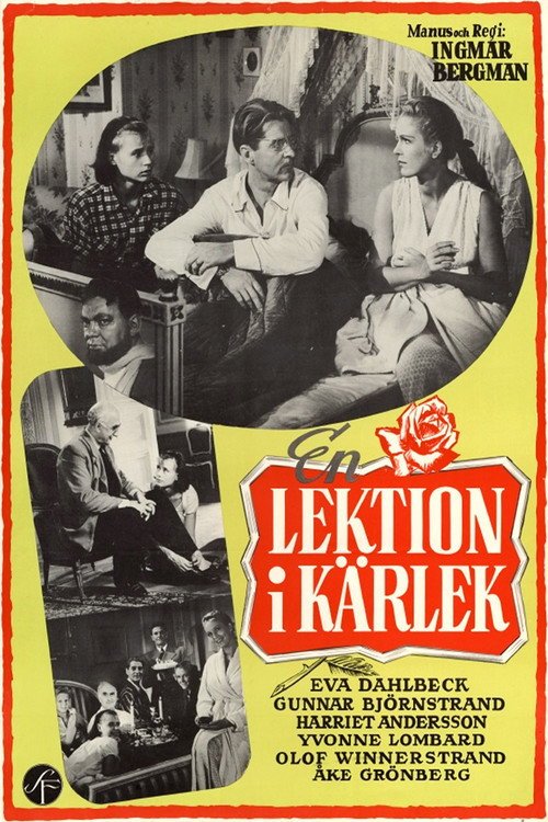 En lektion i kärlek afişi