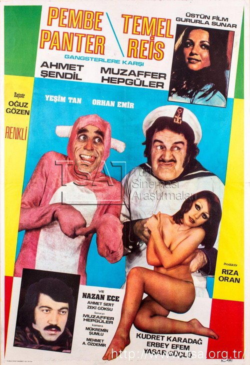 Pembe Panter ve Temel Reis Gangsterlere Karşı afişi